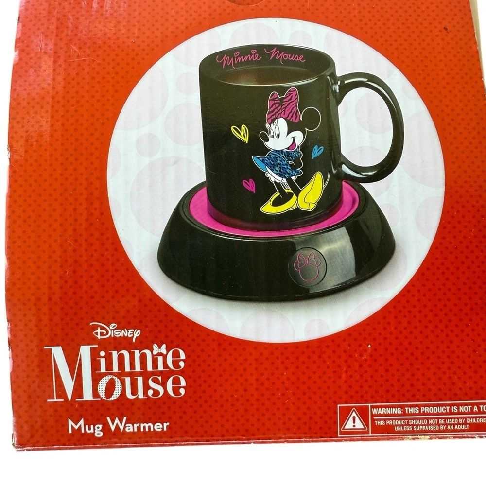 Disney Minnie Mouse Mug Warmer Set with Mug & Electric Warmer